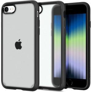 Hurtownia GSM - Case Spigen Ultra Hybrid Apple iPhone SE 2022/SE 2020/8/7 Frost Schwarz - SPN2202FROBLK - {ean13} - Hurt