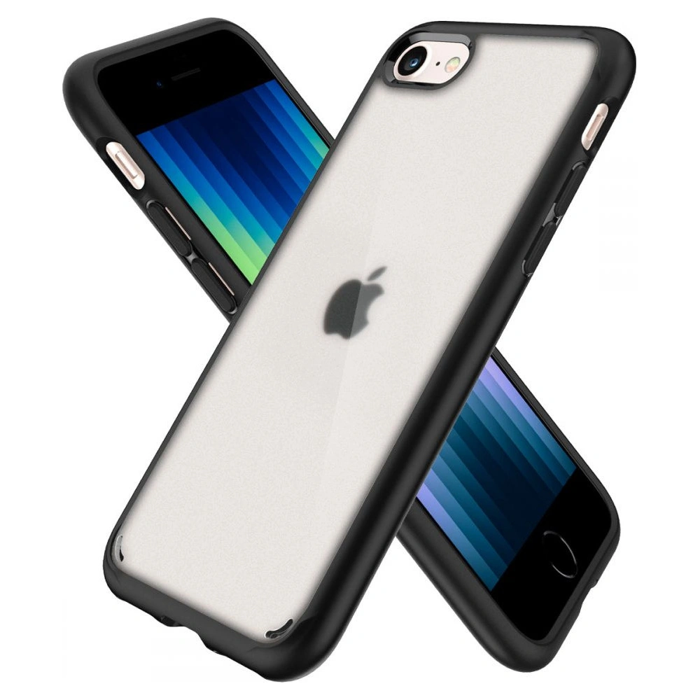 Hurtownia GSM - Etui Spigen Ultra Hybrid Apple iPhone SE 2022/SE 2020/8/7 Frost Black - SPN2202FROBLK - {ean13} - Hurt