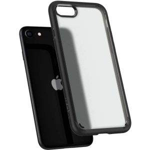 Hurtownia GSM - Case Spigen Ultra Hybrid Apple iPhone SE 2022/SE 2020/8/7 Frost Schwarz - SPN2202FROBLK - {ean13} - Hurt