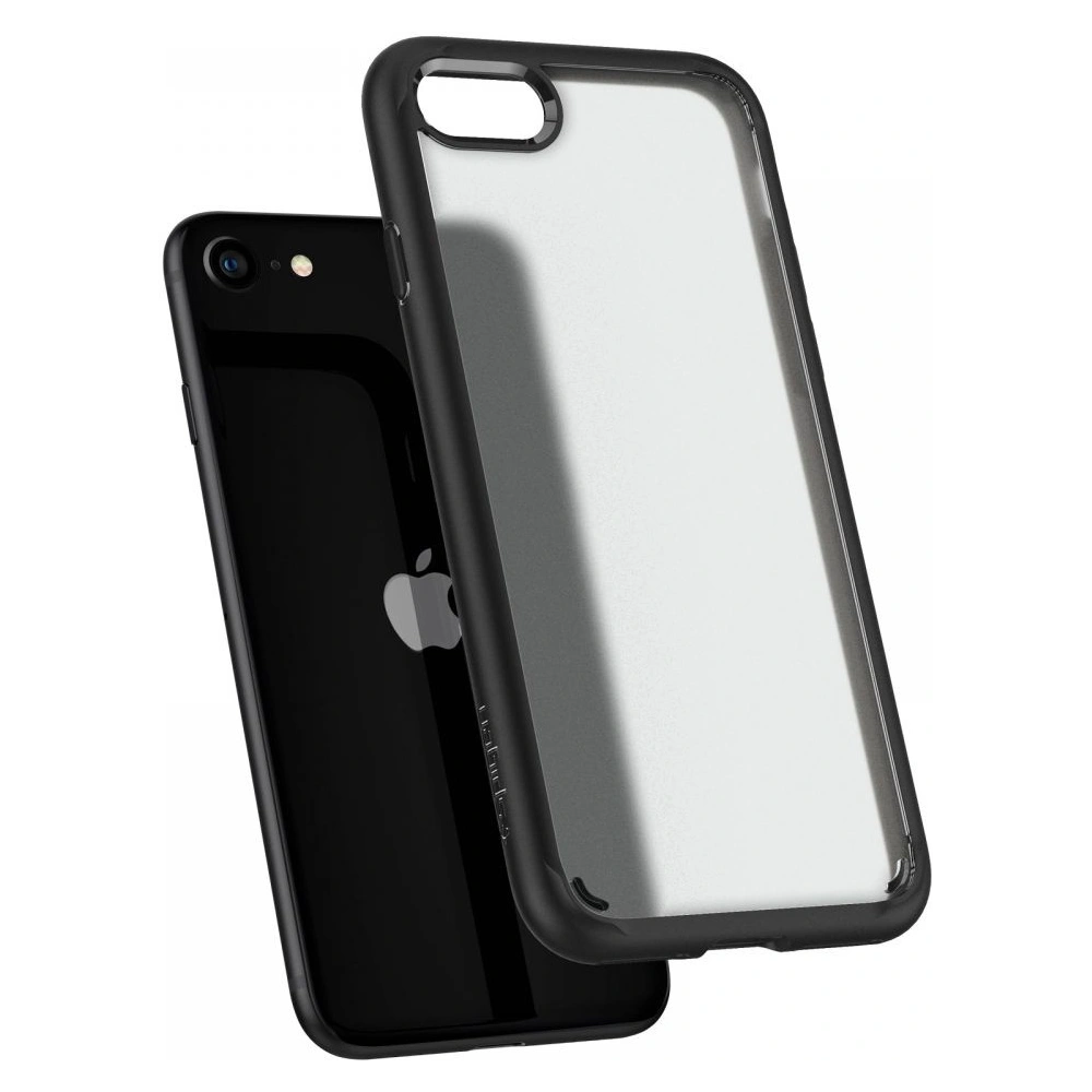 Hurtownia GSM - Etui Spigen Ultra Hybrid Apple iPhone SE 2022/SE 2020/8/7 Frost Black - SPN2202FROBLK - {ean13} - Hurt