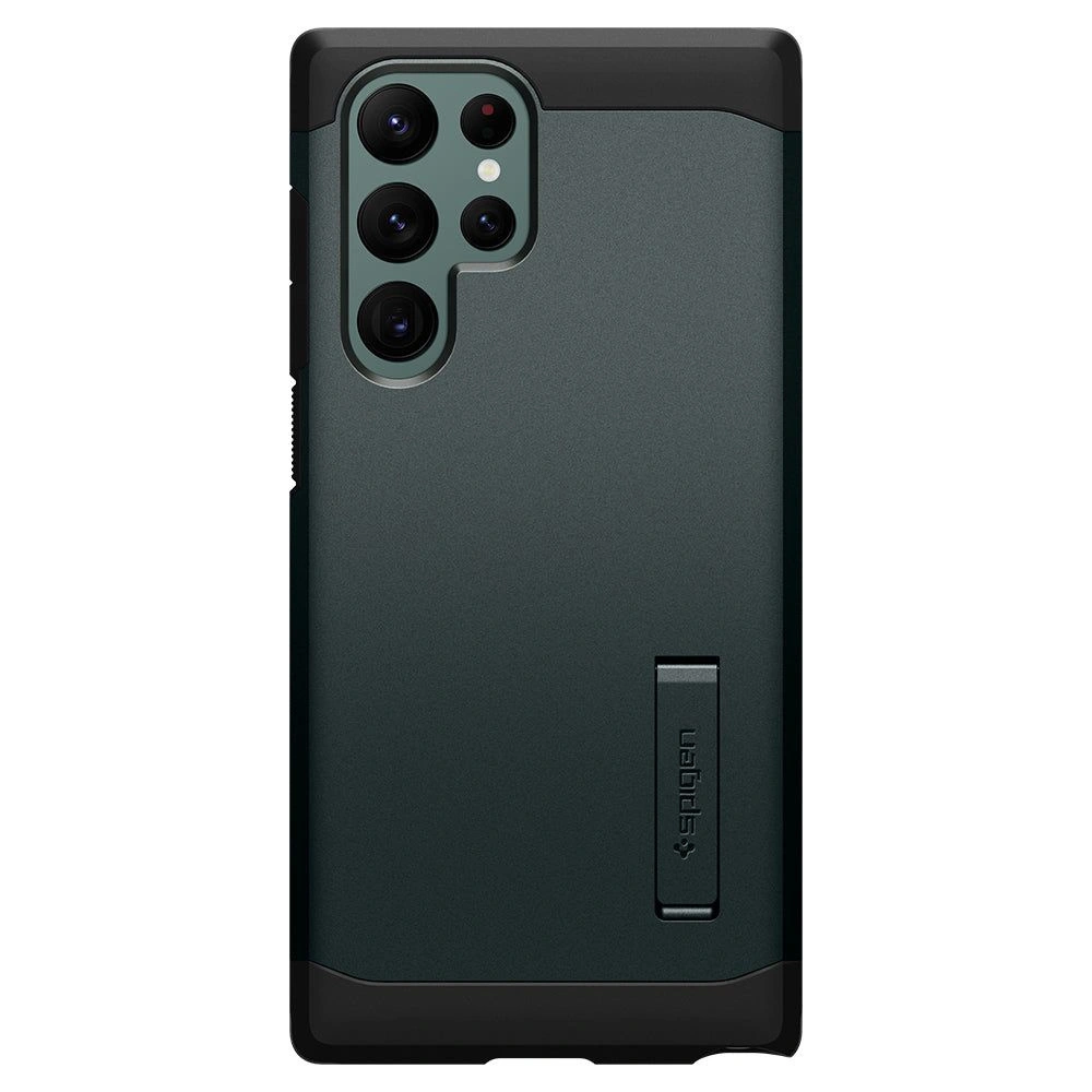 Hurtownia GSM - Etui Spigen Tough Armor Samsung Galaxy S22 Ultra Abyss Green - SPN2204ABYGRN - {ean13} - Hurt