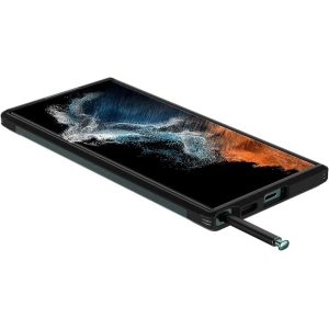 Hurtownia GSM - Etui Spigen Tough Armor Samsung Galaxy S22 Ultra Abyss Green - SPN2204ABYGRN - {ean13} - Hurt
