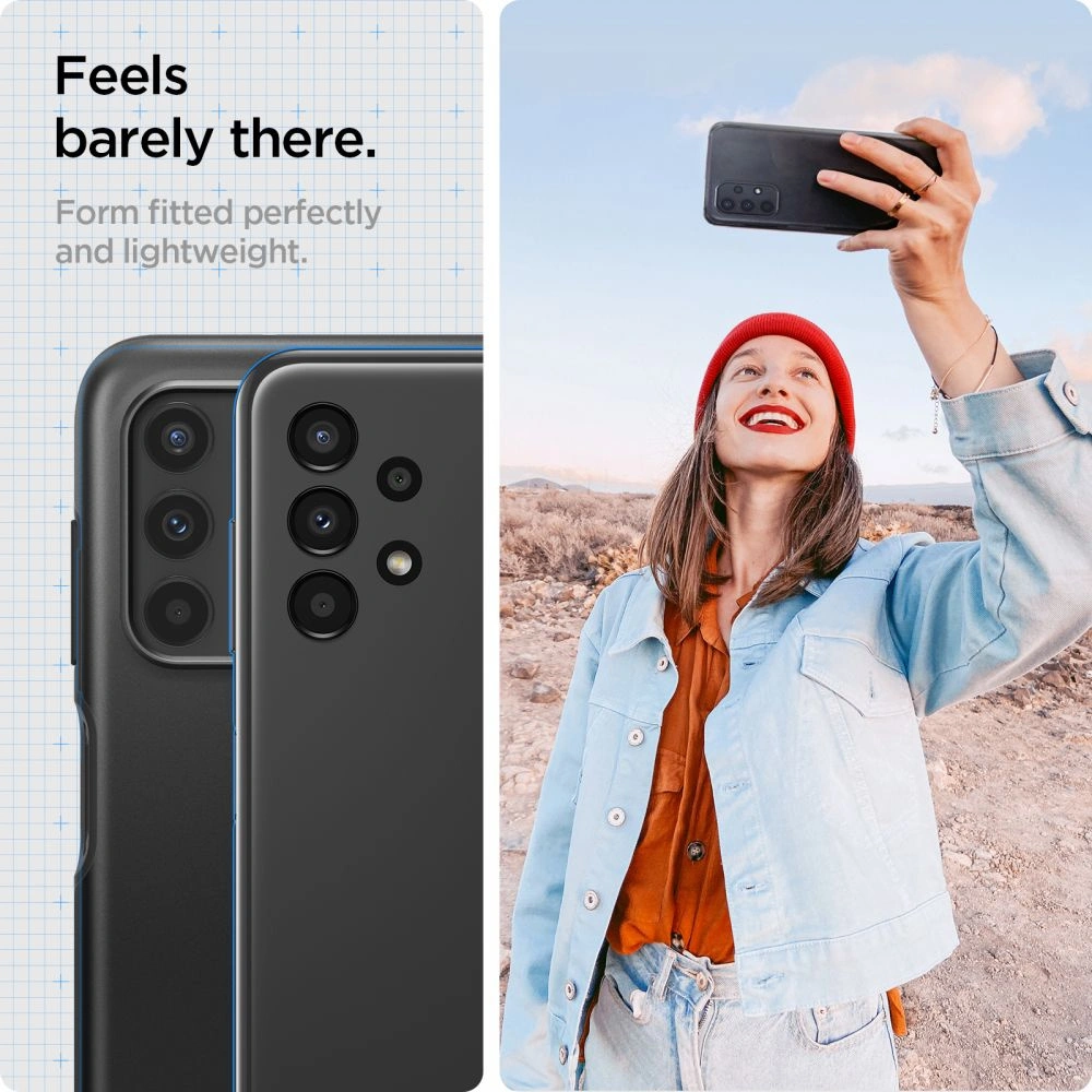 Hurtownia GSM - Etui Spigen Thin Fit Samsung Galaxy A13 LTE Černé - SPN2205BLK - {ean13} - Hurt