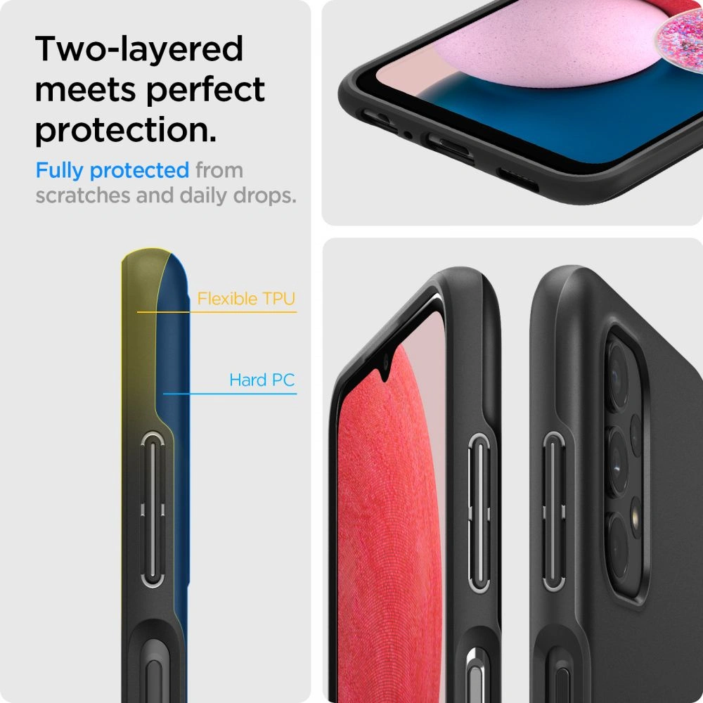 Hurtownia GSM - Etui Spigen Thin Fit Samsung Galaxy A13 LTE Black - SPN2205BLK - {ean13} - Hurt