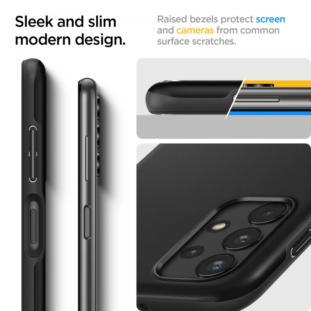 Hurtownia GSM - Etui Spigen Thin Fit Samsung Galaxy A13 LTE Black - SPN2205BLK - {ean13} - Hurt