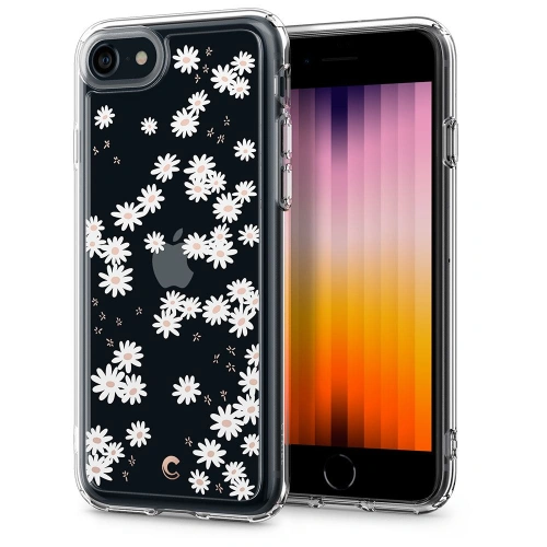 Etui Spigen Cyrill Cecile Apple iPhone SE 2022/SE 2020/8/7 White Daisy