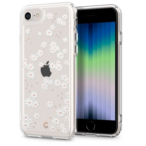 Etui Spigen Cyrill Cecile Apple iPhone SE 2022/SE 2020/8/7 White Daisy