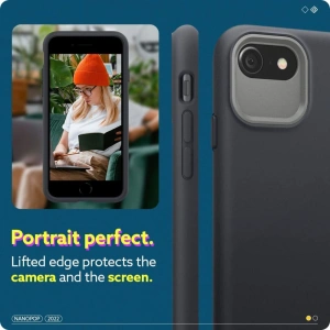 Etui Caseology Nano Pop Apple iPhone SE 2022/SE 2020/8/7 Černé sezamové semínko