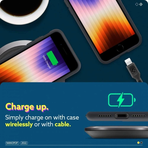 Etui Caseology Nano Pop Apple iPhone SE 2022/SE 2020/8/7 Black Sesame