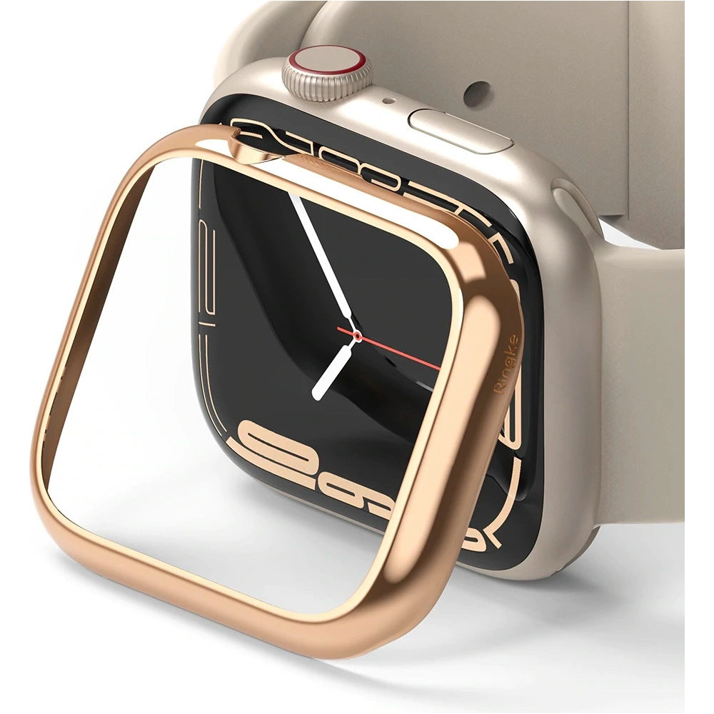 Hurtownia GSM - Nakládka Ringke Bezel Styling Apple Watch 4/5/6/7/8/9/SE 44/45mm nerezová ocel AW7-45-02 lesklé zlato - RGK1586GGLD - {ean13} - Hurt