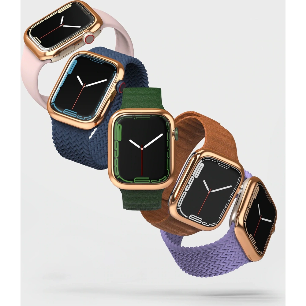 Hurtownia GSM - Nakládka Ringke Bezel Styling Apple Watch 4/5/6/7/8/9/SE 44/45mm nerezová ocel AW7-45-02 lesklé zlato - RGK1586GGLD - {ean13} - Hurt