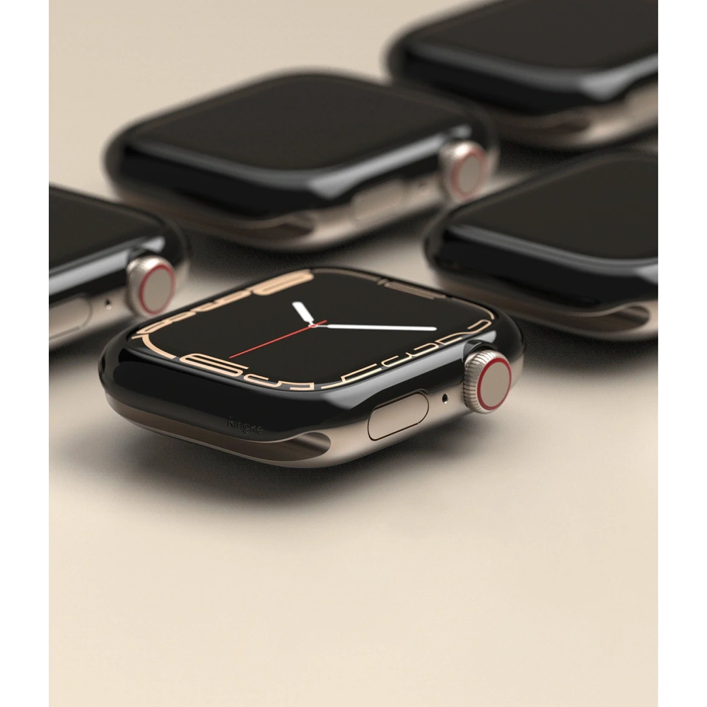 Hurtownia GSM - Nakládka Ringke Bezel Styling Apple Watch 4/5/6/7/8/9/SE 44/45mm nerezová ocel AW7-45-03 lesklá černá - RGK1587GBLK - {ean13} - Hurt