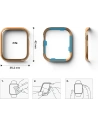 Hurtownia GSM - Überzug Ringke Bezel Styling Apple Watch 4/5/6/7/SE/8/9 40/41mm Edelstahl AW7-41-02 Glänzendes Gold - RGK1584GGLD - {ean13} - Hurt