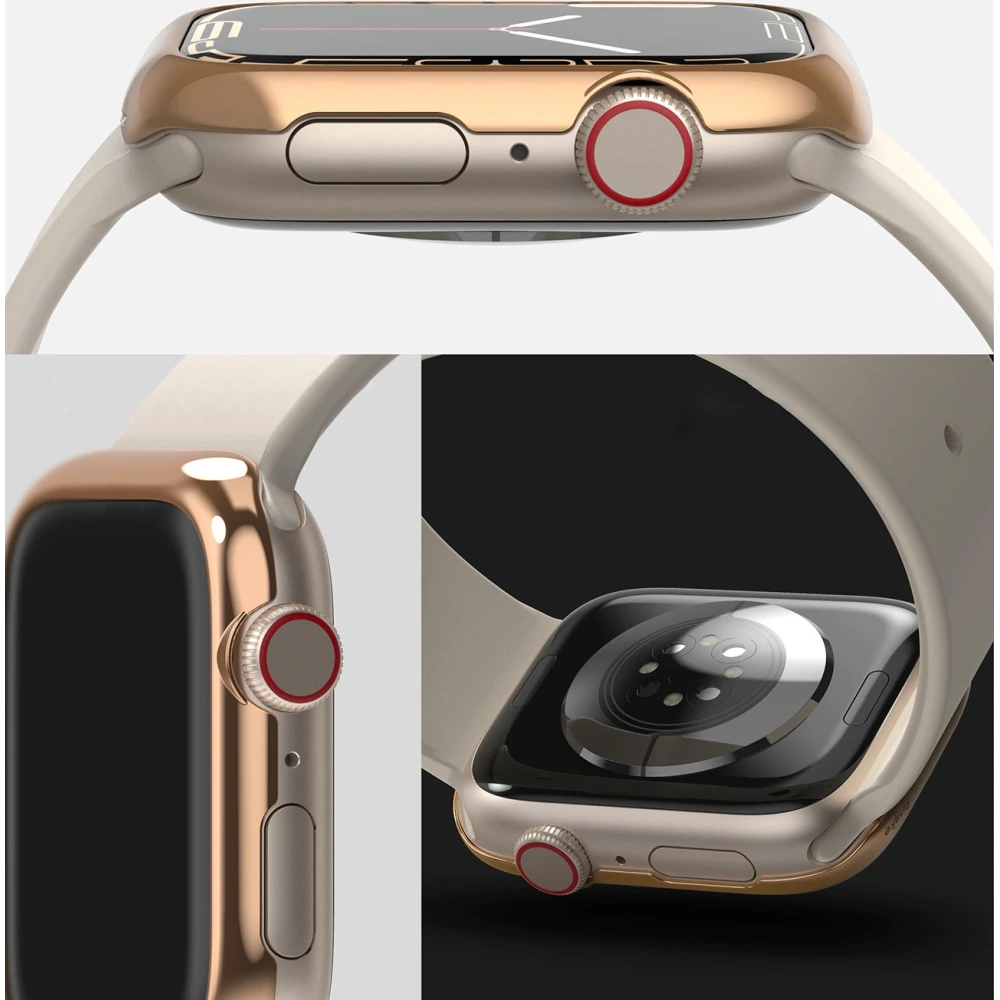 Hurtownia GSM - Nakládka Ringke Bezel Styling Apple Watch 4/5/6/7/8/9/SE 44/45mm nerezová ocel AW7-45-02 lesklé zlato - RGK1586GGLD - {ean13} - Hurt