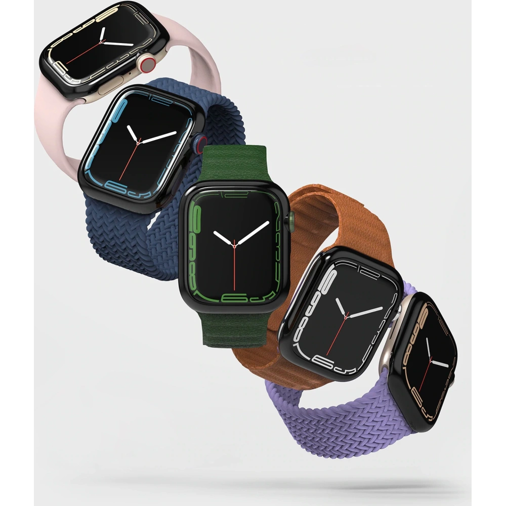 Hurtownia GSM - Nakládka Ringke Bezel Styling Apple Watch 4/5/6/7/8/9/SE 44/45mm nerezová ocel AW7-45-03 lesklá černá - RGK1587GBLK - {ean13} - Hurt