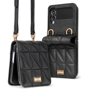 Hurtownia GSM - Case Ringke Folio Signature Quilted Samsung Galaxy Z Flip 3 Schwarz - RGK1583BLK - {ean13} - Hurt