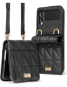 Case Ringke Folio Signature Quilted Samsung Galaxy Z Flip 3 Schwarz