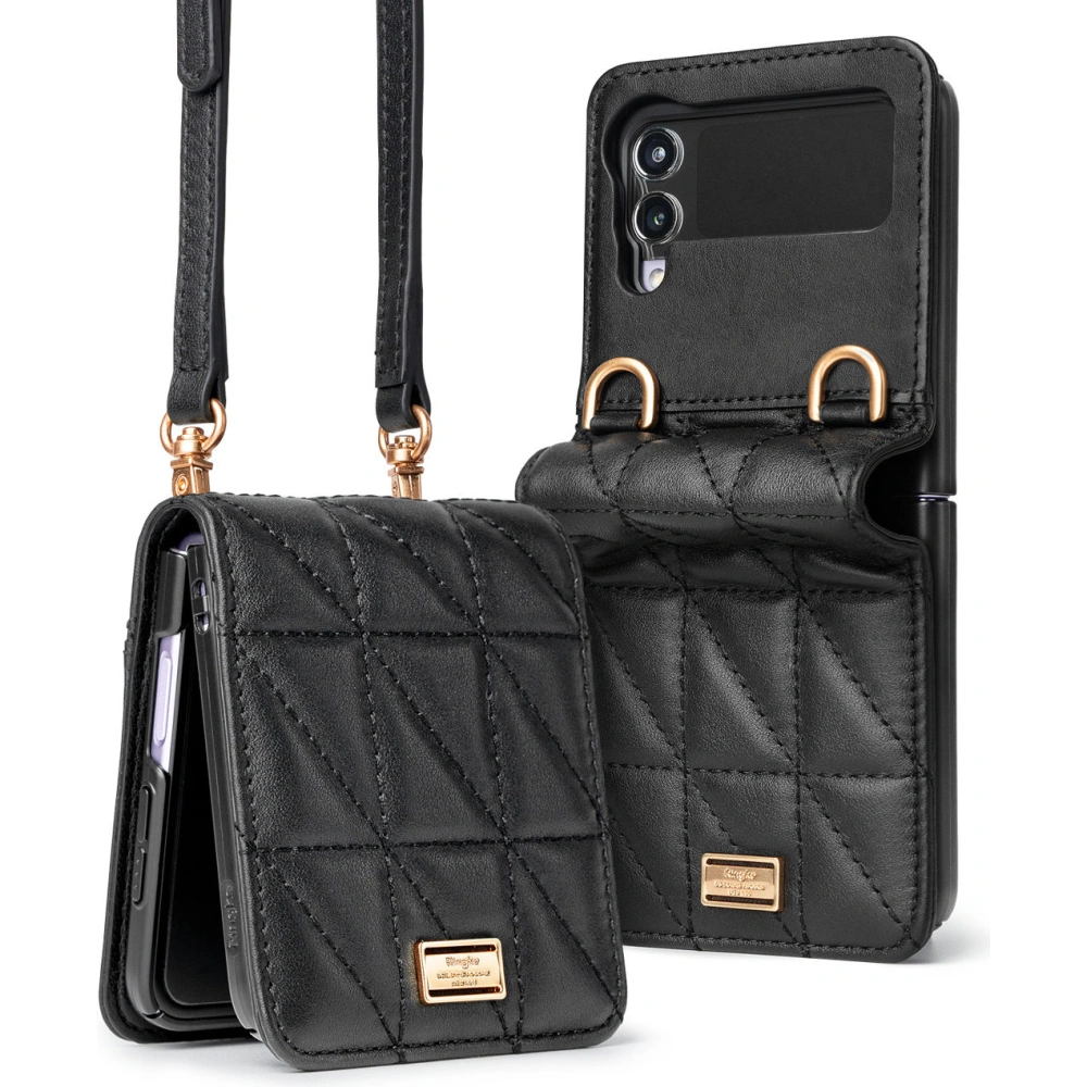 Hurtownia GSM - Etui Ringke Folio Signature Quilted Samsung Galaxy Z Flip 3 černé - RGK1583BLK - {ean13} - Hurt