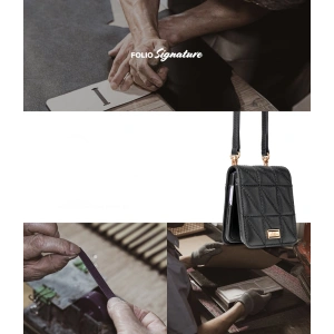 Wholesale Ringke Folio Signature Quilted Samsung Galaxy Z Flip 3 Black - RGK1583BLK - {ean13} - Hurt