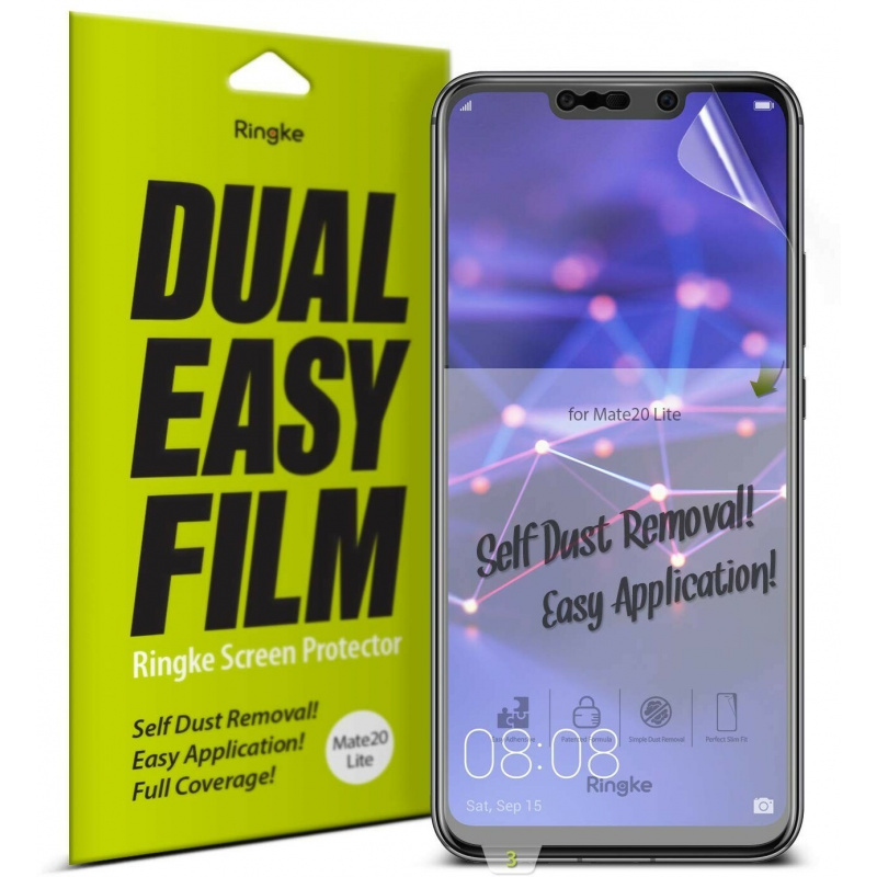 Hurtownia Ringke - 8809628567276 - [KOSZ] - Folia Ringke Dual Easy Full Cover Huawei Mate 20 Lite Case Friendly - B2B homescreen