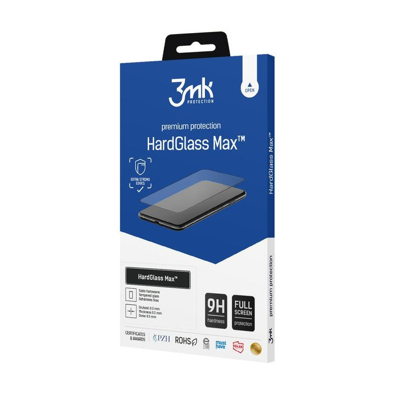 3MK Distributor - 5903108467650 - 3MK2894BLK - 3MK HardGlass Max OnePlus Nord CE 2 5G black - B2B homescreen