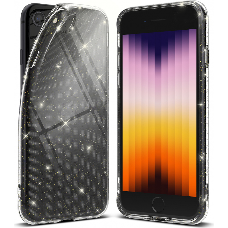 Ringke Distributor - 8809848206900 - RGK1561GLT - Ringke Air Apple iPhone SE 2022/SE 2020/8/7 Glitter Clear - B2B homescreen