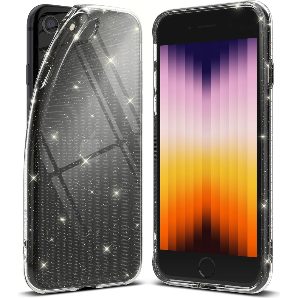 Hurtownia GSM - Etui Ringke Air Apple iPhone SE 2022/SE 2020/8/7 Glitter Clear - RGK1561GLT - {ean13} - Hurt