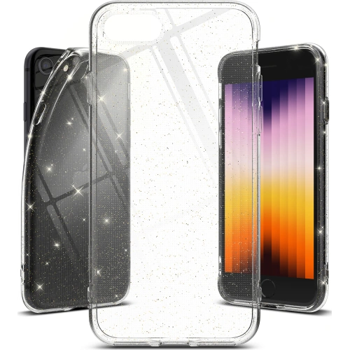 Etui Ringke Air Apple iPhone SE 2022/SE 2020/8/7 Glitter Clear