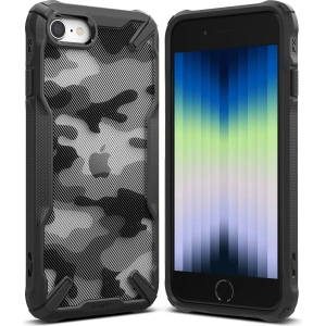 Etui Ringke Fusion-X Apple iPhone SE 2022/SE 2020/8/7 Camo (Moro) Black
