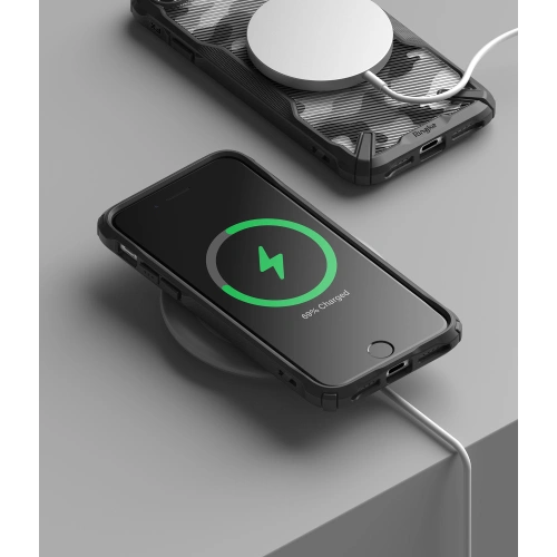 Etui Ringke Fusion-X Apple iPhone SE 2022/SE 2020/8/7 Camo (Moro) Black