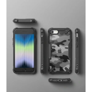 Hurtownia GSM - Case Ringke Fusion-X Apple iPhone SE 2022/SE 2020/8/7 Camo (Moro) Schwarz - RGK1558CBLK - {ean13} - Hurt