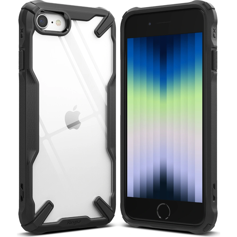 Hurtownia GSM - Case Ringke Fusion-X Apple iPhone SE 2022/SE 2020/8/7 Schwarz - RGK1557BLK - {ean13} - Hurt