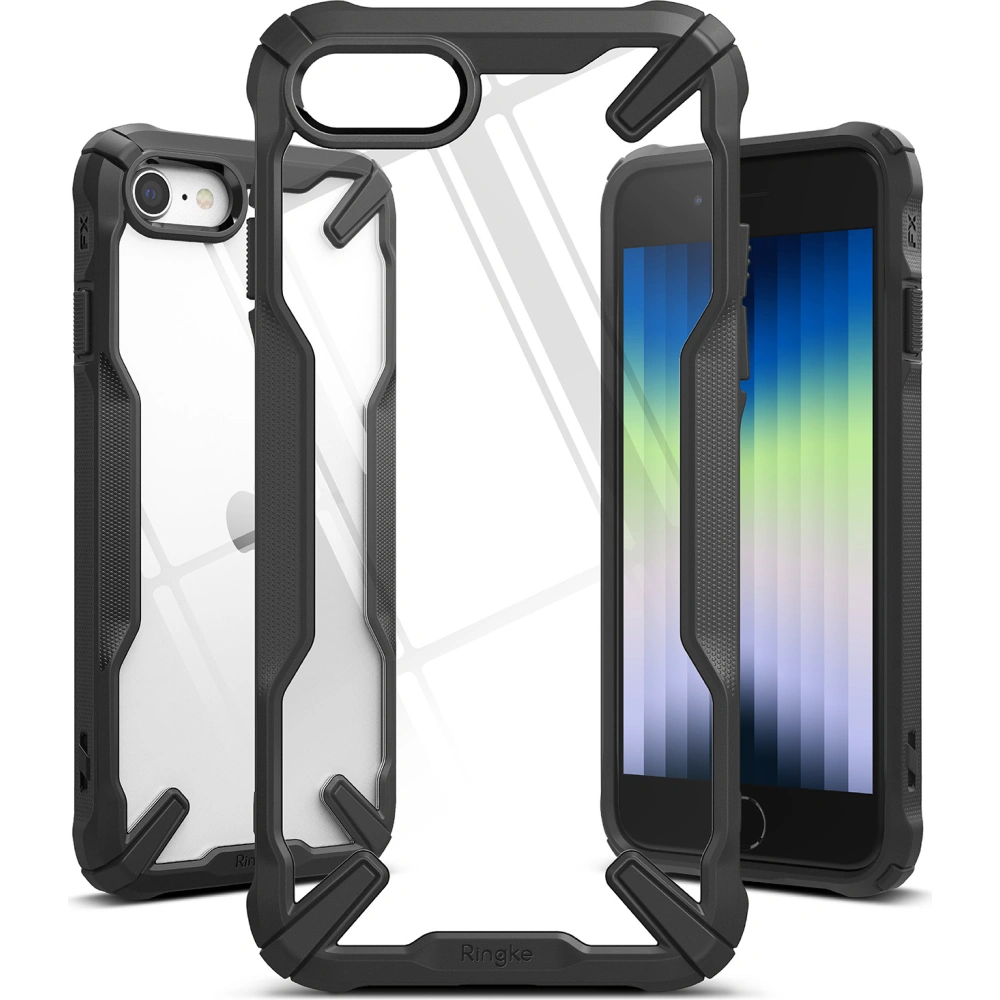 Hurtownia GSM - Case Ringke Fusion-X Apple iPhone SE 2022/SE 2020/8/7 Schwarz - RGK1557BLK - {ean13} - Hurt