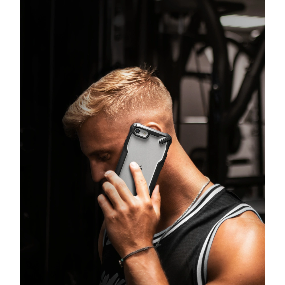Hurtownia GSM - Case Ringke Fusion-X Apple iPhone SE 2022/SE 2020/8/7 Schwarz - RGK1557BLK - {ean13} - Hurt