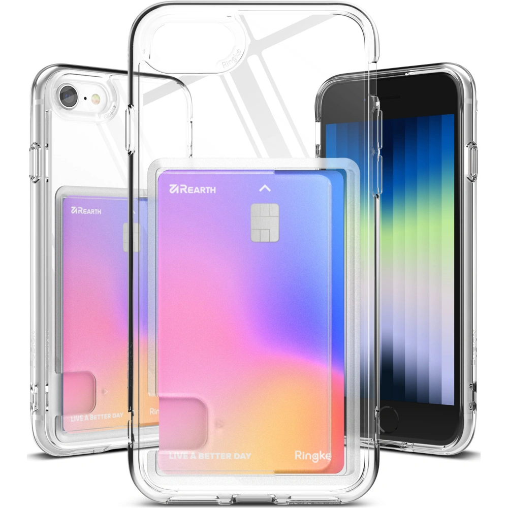 Wholesale Ringke Fusion Card Apple iPhone SE 2022/SE 2020/8/7 Clear - RGK1556CL - {ean13} - Hurt