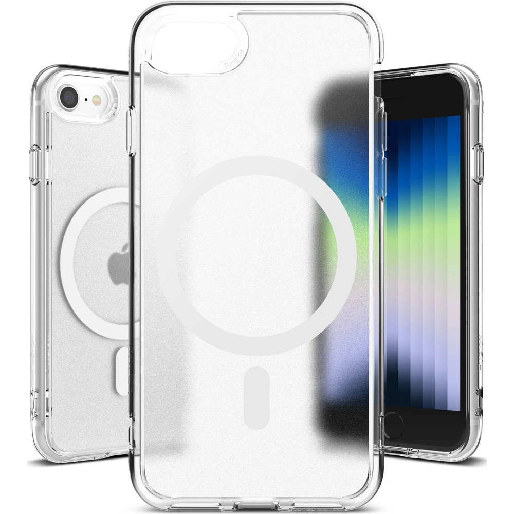 Hurtownia GSM - Etui Ringke Fusion Magnetic Apple iPhone SE 2022/SE 2020/8/7 Matné Čiré - RGK1555MCL - {ean13} - Hurt