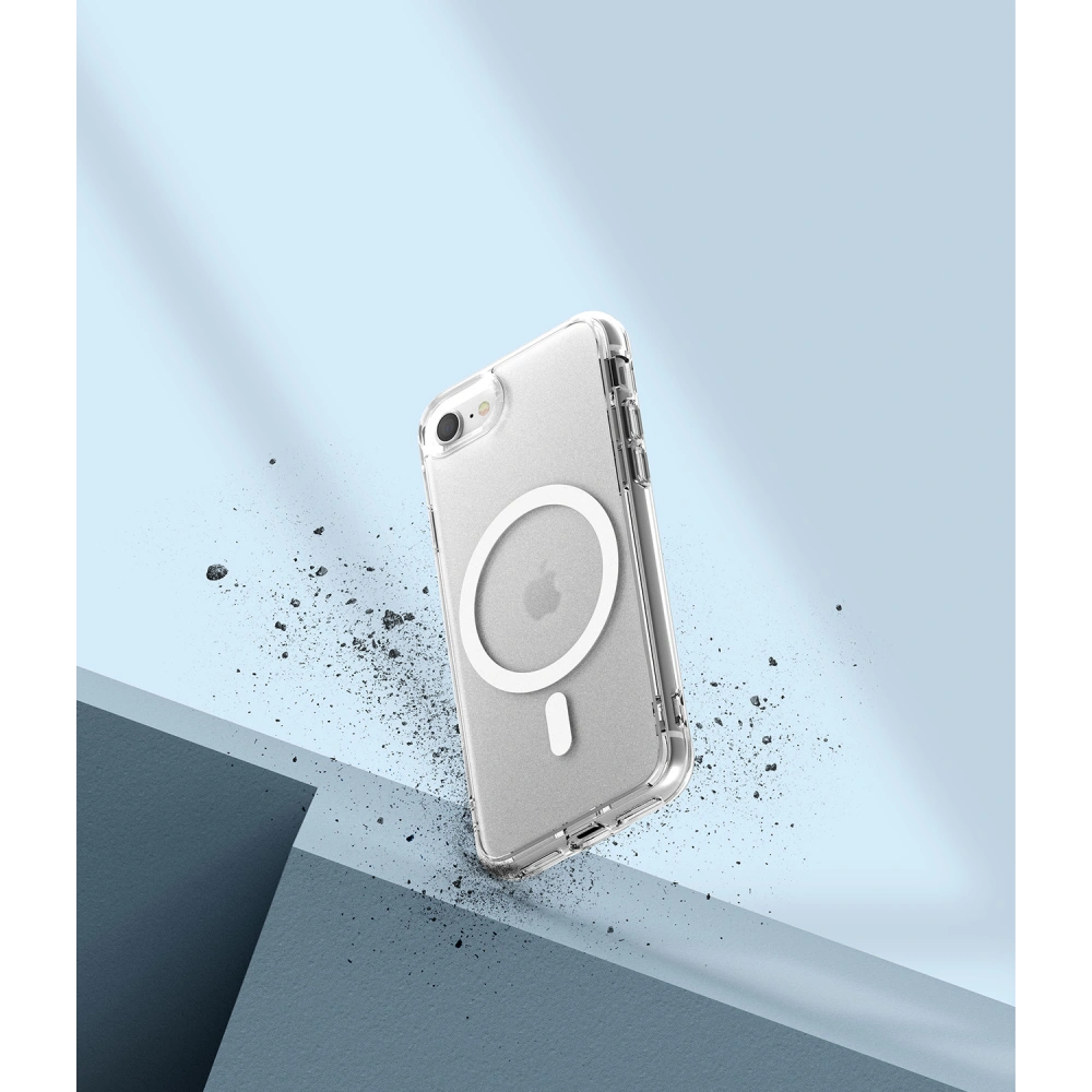 Hurtownia GSM - Etui Ringke Fusion Magnetic Apple iPhone SE 2022/SE 2020/8/7 Matné Čiré - RGK1555MCL - {ean13} - Hurt