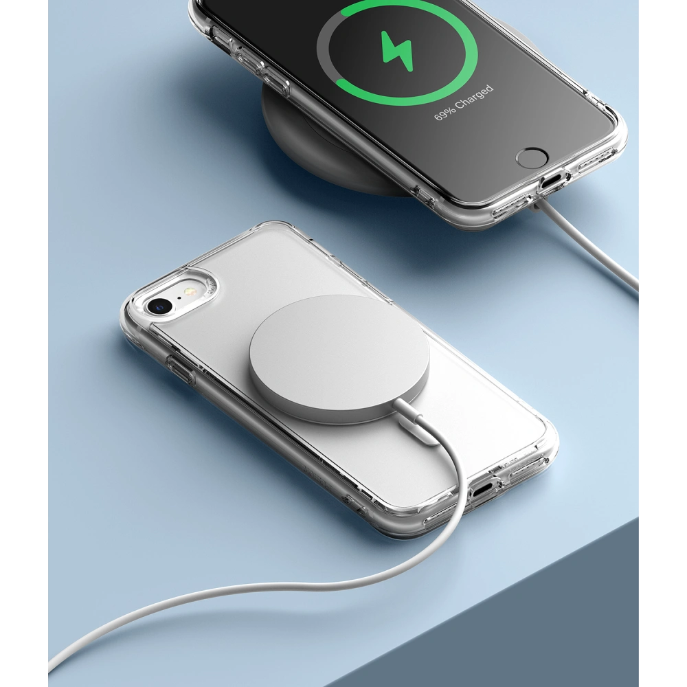 Hurtownia GSM - Etui Ringke Fusion Magnetic Apple iPhone SE 2022/SE 2020/8/7 Matné Čiré - RGK1555MCL - {ean13} - Hurt