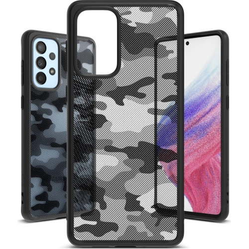 Etui Ringke Fusion Samsung Galaxy A53 5G Matte Camo (Moro) Black
