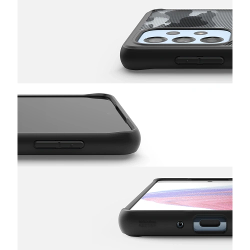 Etui Ringke Fusion Samsung Galaxy A53 5G Matte Camo (Moro) Black