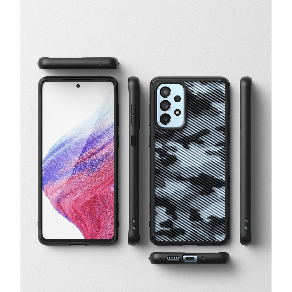 Wholesale Ringke Fusion Samsung Galaxy A53 5G Matte Camo Black - RGK1566MCBLK - {ean13} - Hurt