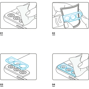 Wholesale Ringke Camera Protector Glass Samsung Galaxy S22/S22+ Plus [2 PACK] - RGK1577 - {ean13} - Hurt