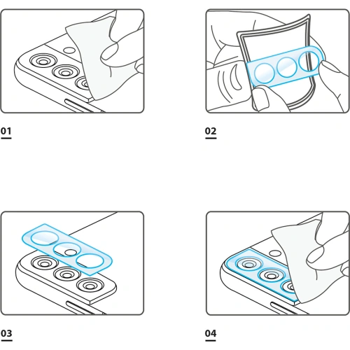 Szkło hartowane na aparat Ringke Camera Protector Glass Samsung Galaxy S22/S22+ Plus [2 PACK]