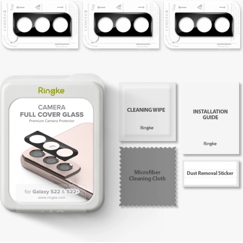 Szkło hartowane na aparat Ringke Camera Protector Glass Samsung Galaxy S22/S22+ Plus [2 PACK]