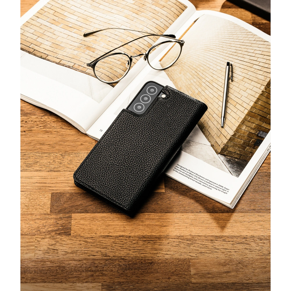 Hurtownia GSM - Etui Ringke Folio Signature Standard Samsung Galaxy S22+ Plus Black - RGK1576BLK - {ean13} - Hurt