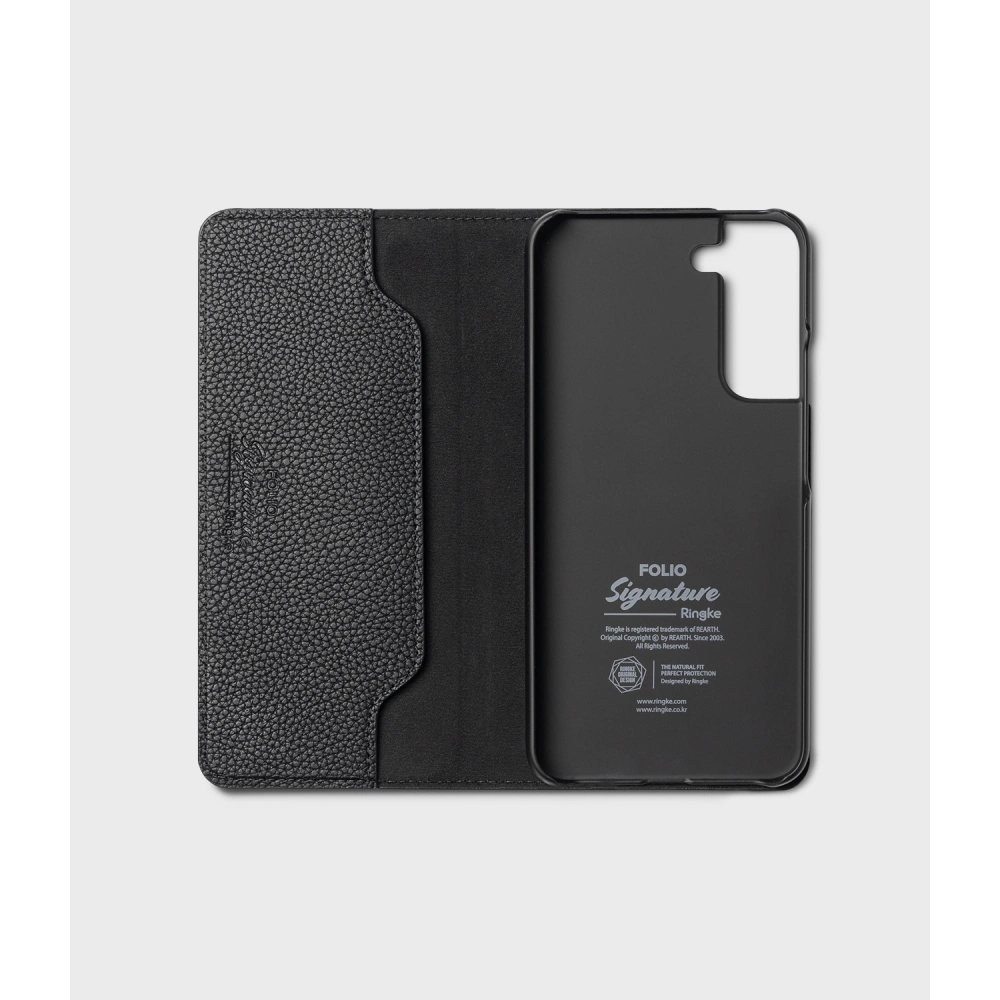 Hurtownia GSM - Etui Ringke Folio Signature Standard Samsung Galaxy S22+ Plus Black - RGK1576BLK - {ean13} - Hurt