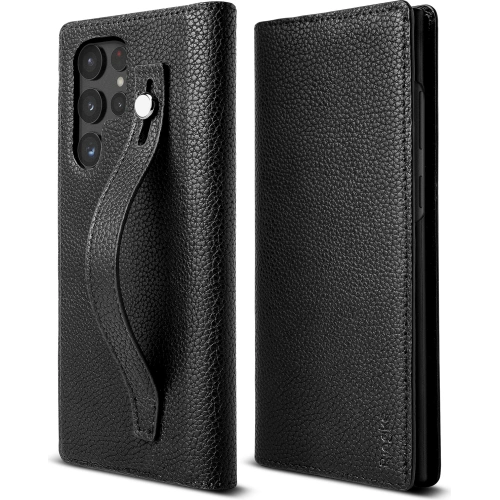 Etui Ringke Folio Signature EZ Strap Samsung Galaxy S22 Ultra Black