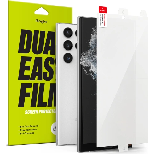 Folia hydrożelowa Ringke Dual Easy Full Cover Samsung Galaxy S22 Ultra Case Friendly
