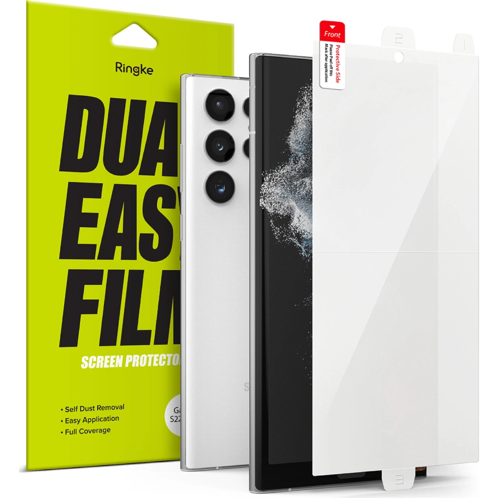 Hurtownia GSM - Folia hydrożelowa Ringke Dual Easy Full Cover Samsung Galaxy S22 Ultra Case Friendly - RGK1572 - {ean13} - Hurt