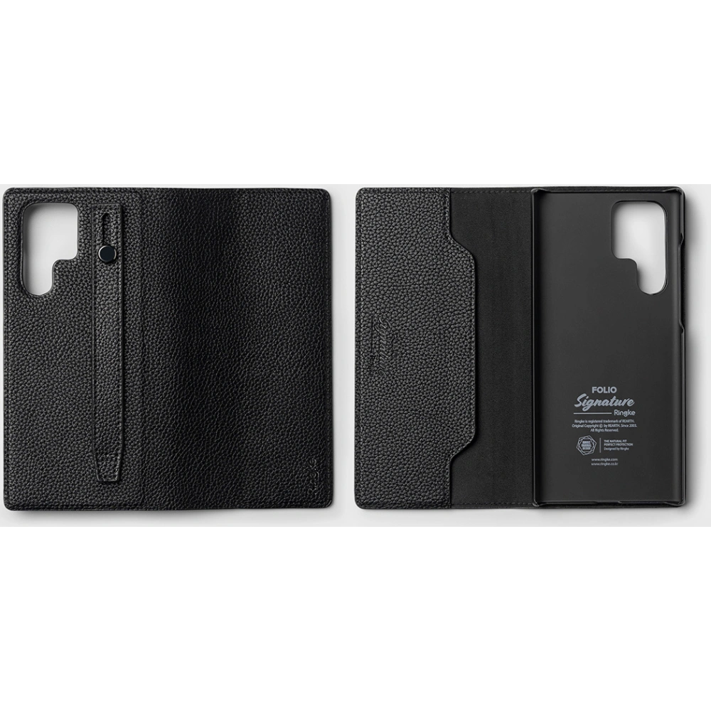 Hurtownia GSM - Etui Ringke Folio Signature EZ Strap Samsung Galaxy S22 Ultra Black - RGK1574BLK - {ean13} - Hurt